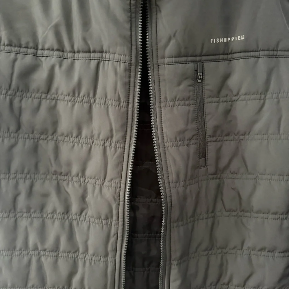 Reversible Black Puffer Vest by [Fishhippie]